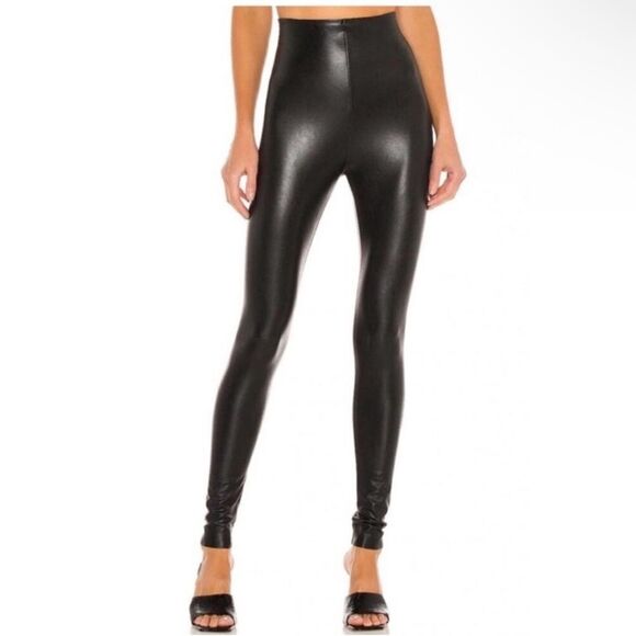 COMMANDO | NEW Black Faux Leather Leggings Women’s Size Large - Picture 9 of 9